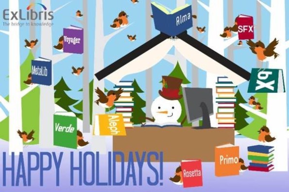 Happy Holidays from Ex Libris